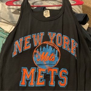 Vintage 1989 New York Mets Tank top Black size XL